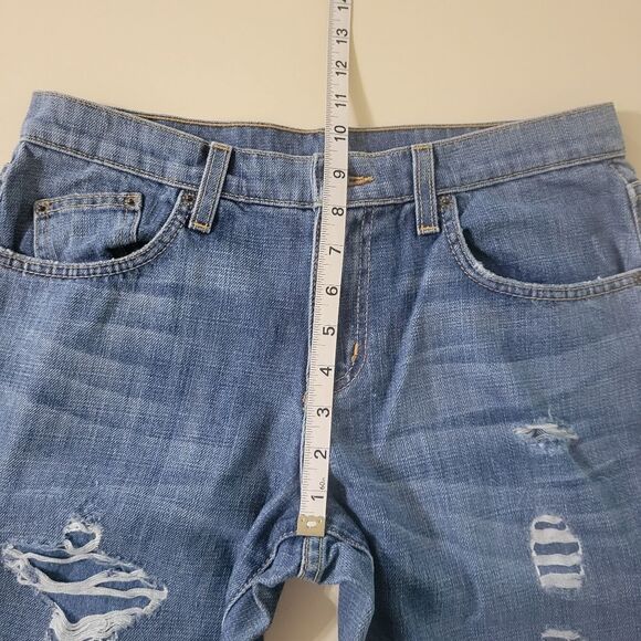 Carmar Women's Non-stretch Low Fit Baggy Distressed Jean - Picture 8 of 16